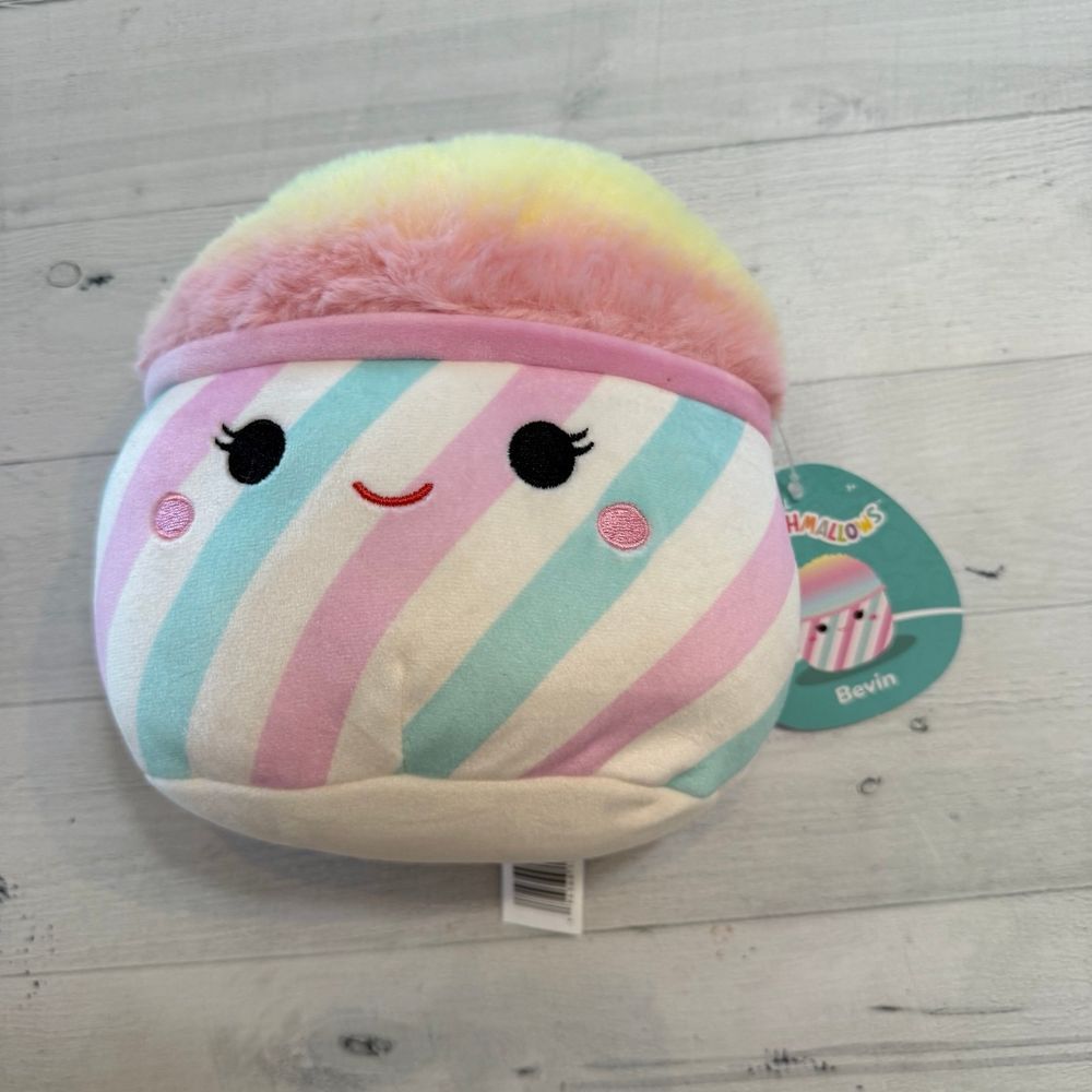 Squishmallows Bevin the snow cone‎ rainbow plush